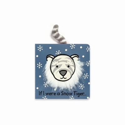 Jellycat If I Were a Snow Tiger Board Books UK | 86402KQJC
